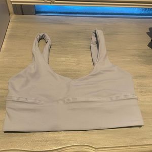 Lululemon sports bra-light blue scoop